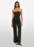 Sisley Siyah Kadın Slim Fit Tulum 42Y7LT00M