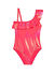 Slipstop Pembe Kız Çocuk Desenli Mayo SM2514000614
