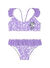 Slipstop Mor Kız Çocuk Desenli Bikini Takım SB2512000610