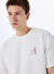 Gmg Fırenze Ekru Erkek Oversize T-Shirt GU25MSS03017