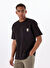 Gmg Fırenze Siyah Erkek Oversize T-Shirt GU25MSS03025