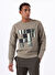 Gmg Fırenze Haki Erkek Bisiklet Regular Fit Sweatshirt GU25MSS08022