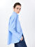 Sorbe Mavi Kadın Bol Kesim Gömlek THE BOYISH SHIRT 4004