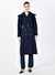 Sorbe Lacivert Kadın Classic Fit Trençkot MASCULINE TRENCH 9018