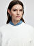 İpekyol Beyaz Kadın Bisiklet Standart Düz Sweatshirt IS1250091012