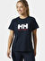 Helly Hansen HHA.54593_HELLY HANSEN W HH LOGO T- Lacivert Normal Kadın T-Shirt
