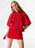 Twist Kırmızı Kadın Bisiklet Standart Sweatshirt TS1250091040