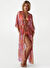 Guess Pembe Kadın Desenli Plaj Elbisesi E5GK02WE550-P6FE