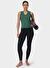 Sweaty Betty SB9883B-12837 GAIA V-NECK TANK Yeşil U Yaka Regular Fit  KadınAtlet