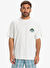 Quiksilver EQYZT08023 GH QS CRYSTAL JET SS Beyaz Bisiklet Yaka Oversized Düz Erkek T-Shirt