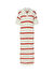 Ekru Kadın Çizgili Elbise YASLANA 2/4 MAXI KNIT DRESS S.