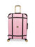 İtluggage Pembe Çekçekli Sert Valiz Superiority Orta