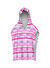 Arena Pembe Kız Çocuk Desenli Panço 009043900-ARENA KIDS TERRY PONCHO