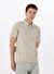 BOSS Bej Erkek Relaxed Polo T-Shirt Pe_linenlogo