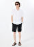 Mr. Mood Siyah Erkek Standart Bermuda Şort MR ROG SHORT