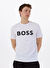 BOSS Beyaz Erkek Regular Fit T-Shirt Thinking