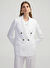 İpekyol Beyaz Kadın Regular Fit Blazer IS1250106026
