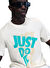 Nike HJ0554-133 M NSW TEE 12MO JDI SP25 Ekru Yuvarlak Loose Fit Baskılı Erkek T-Shirt