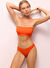 Ayje Turuncu Kadın Normal Bikini Takım A-111-3