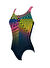 Speedo Çok Renkli Kız Çocuk Desenli Yüzücü Mayosu 8-00262716801-SPEEDO DIGI PLMT SPBK