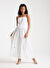White by Nature Beyaz Kadın Normal Pantolon 380448