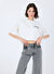Pinko Beyaz Kadın Standart T-Shirt 104257
