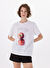 Moschino Jeans Beyaz Kadın Regular Fit T-Shirt 251K1A070732291001