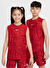 Nike Kırmızı Erkek Çocuk Baskılı Atlet HJ3794-657B NK DF MULTI SL TOP JAQ