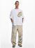 Desigual Beyaz Erkek Regular Fit T-Shirt 25SMTK23_MAN KNIT T-SHIRT SHORT SLE