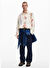 Desigual Ekru Erkek Regular Fit Gömlek 25SMCW14_MAN WOVEN SHIRT LONG SLEEV