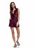 Koton x Melis Agazat Bordo Kadın Regular Fit Şort 5SAK40337UW