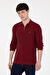 Erkek Bordo Basic Kazak