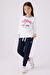 U.S. Polo Assn. Kız Çocuk Bej Pijama Takım 50299820-VR011
