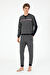U.S. Polo Assn. Erkek Antrasit Melanj Pijama Takım 50301711-VR081