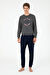 U.S. Polo Assn. Erkek Antrasit Melanj Pijama Takım 50301715-VR081