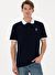 Erkek Regular Fit Polo Yaka Lacivert Basic Tişört