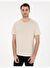 Bej Slim Fit Basic Tişört