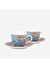 Flower Festival Mavi Porselen Kahve Fincan Seti 120 ml