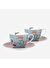 Flower Festival Mavi Porselen Çay Fincan Seti 280 ml