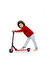 Flexxi - Katlanabilir 2 Tekerlekli Scooter - Coral