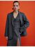 Boxy Blazer Gri