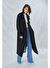 Laura Oversized Kaşmir Palto Lacivert