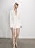Marylebone Krep Blazer Beyaz
