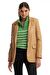 Blazer Deri Ceket Camel