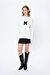 Nakış Harf Baskılı Sweatshirt Gri