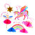 Party Pieces - Unicorn 5li Parti Asma Süsleri