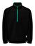 Only & Sons Erkek Yarım Fermuarlı Siyah Polar Sweatshirt - 22026415