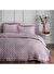 Linens Scarlett Çift Kişilik Yatak Örtüsü Seti Lila