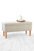 Glend Sandıklı Bench Puf - Krem