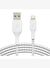 Belkin Örgülü Apple Lightning Hızlı Şarj Ve Data Kablosu 1 metre Beyaz / Caa002bt1mwh